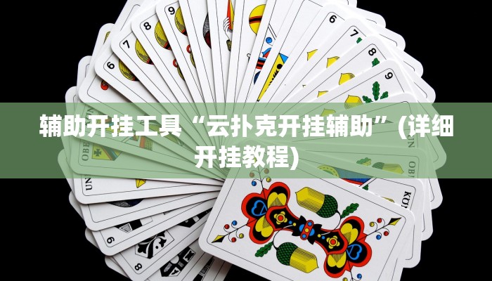 辅助开挂工具“云扑克开挂辅助”(详细开挂教程)