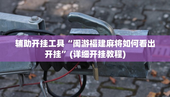 辅助开挂工具“闽游福建麻将如何看出开挂”(详细开挂教程)