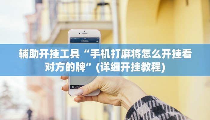 辅助开挂工具“手机打麻将怎么开挂看对方的牌”(详细开挂教程)