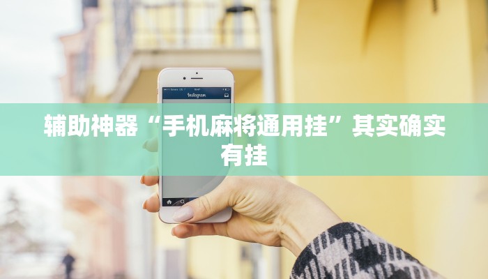 辅助神器“手机麻将通用挂”其实确实有挂