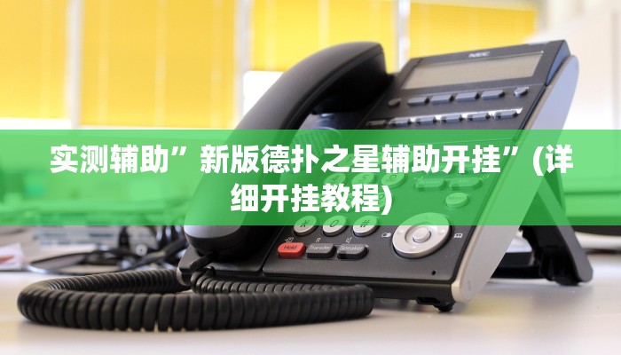 实测辅助”新版德扑之星辅助开挂”(详细开挂教程)