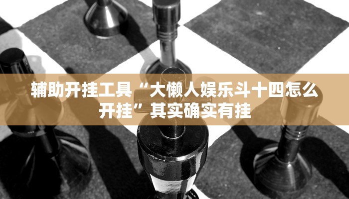 辅助开挂工具“大懒人娱乐斗十四怎么开挂”其实确实有挂