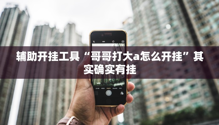 辅助开挂工具“哥哥打大a怎么开挂”其实确实有挂