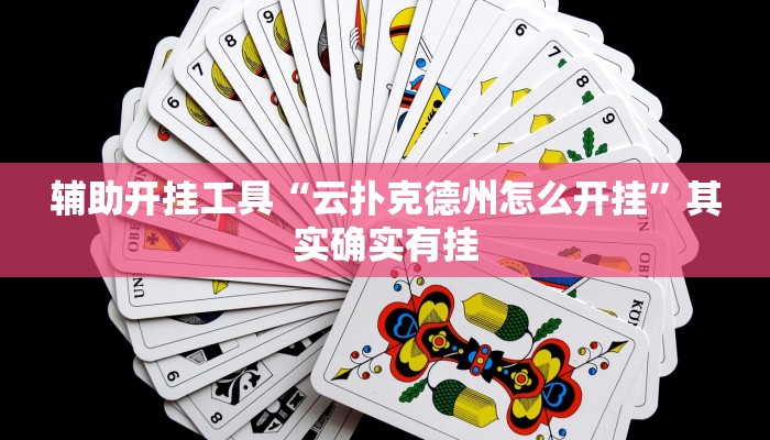 辅助开挂工具“云扑克德州怎么开挂”其实确实有挂