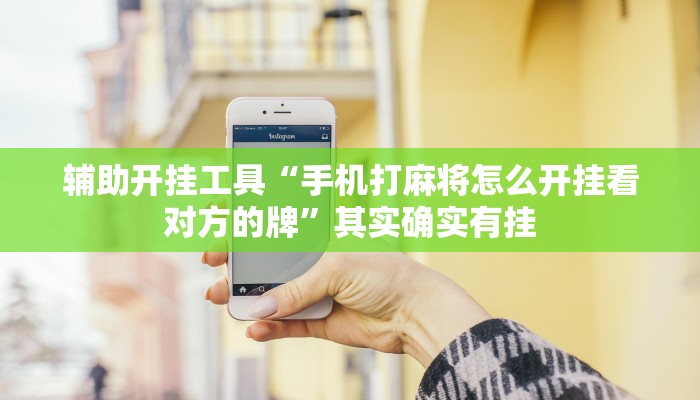 辅助开挂工具“手机打麻将怎么开挂看对方的牌”其实确实有挂