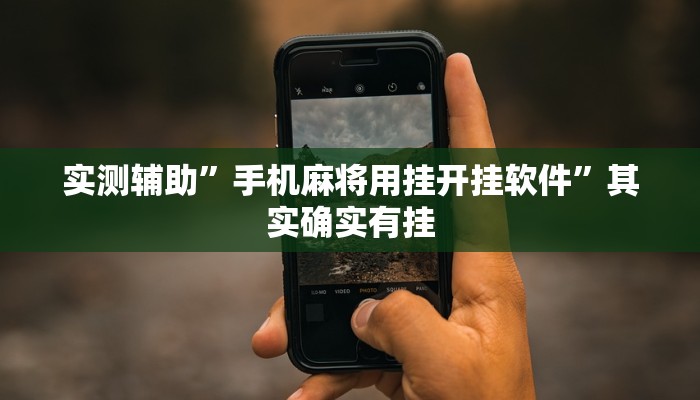 实测辅助”手机麻将用挂开挂软件”其实确实有挂