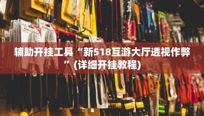 辅助开挂工具“新518互游大厅透视作弊”(详细开挂教程)