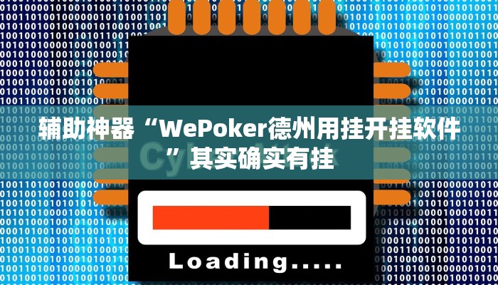 辅助神器“WePoker德州用挂开挂软件”其实确实有挂