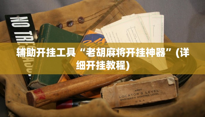 辅助开挂工具“老胡麻将开挂神器”(详细开挂教程)