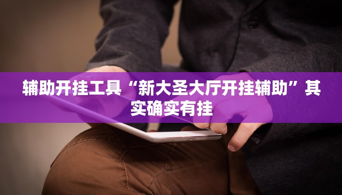 辅助开挂工具“新大圣大厅开挂辅助”其实确实有挂