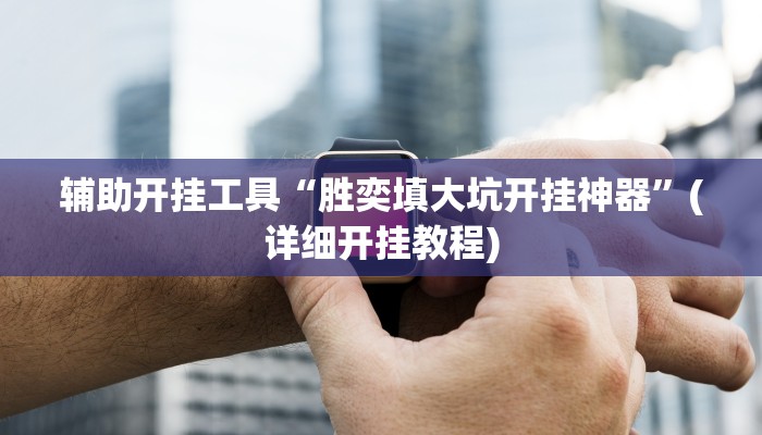 辅助开挂工具“胜奕填大坑开挂神器”(详细开挂教程)
