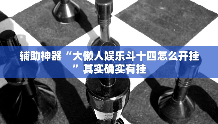 辅助神器“大懒人娱乐斗十四怎么开挂”其实确实有挂