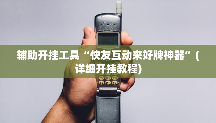 辅助开挂工具“快友互动来好牌神器”(详细开挂教程)