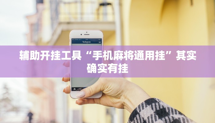 辅助开挂工具“手机麻将通用挂”其实确实有挂