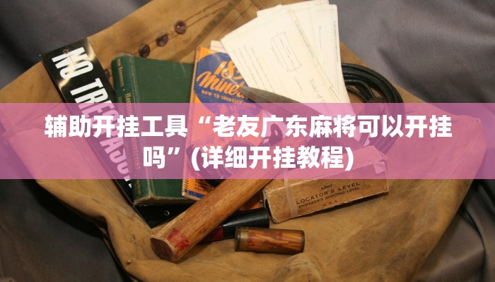 辅助开挂工具“老友广东麻将可以开挂吗”(详细开挂教程)
